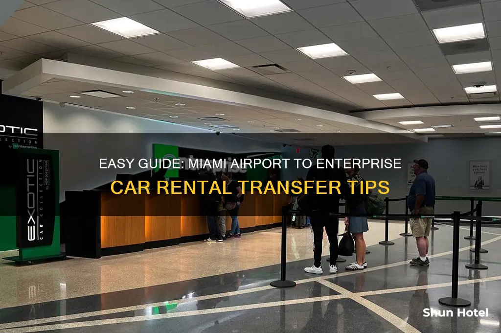 how to get to enterprise from miami airport