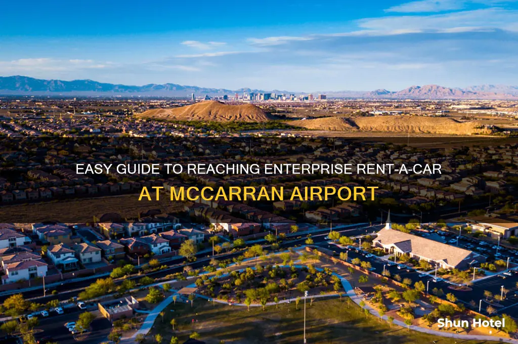 how to get to enterprise rent a car mccarran airport
