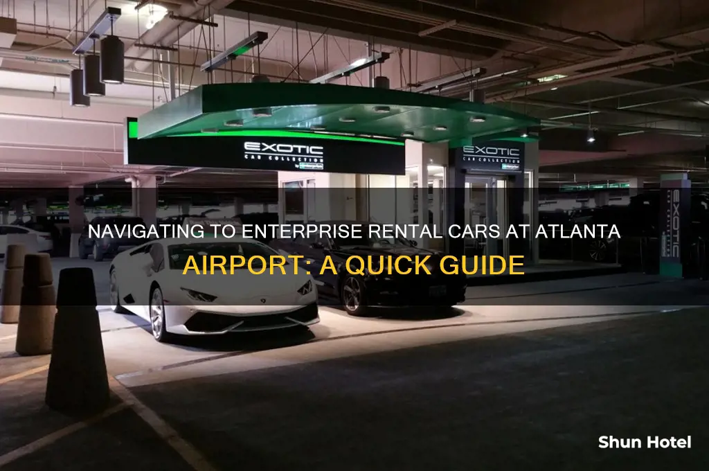 how to get to enterprise rental cars at atlanta airport