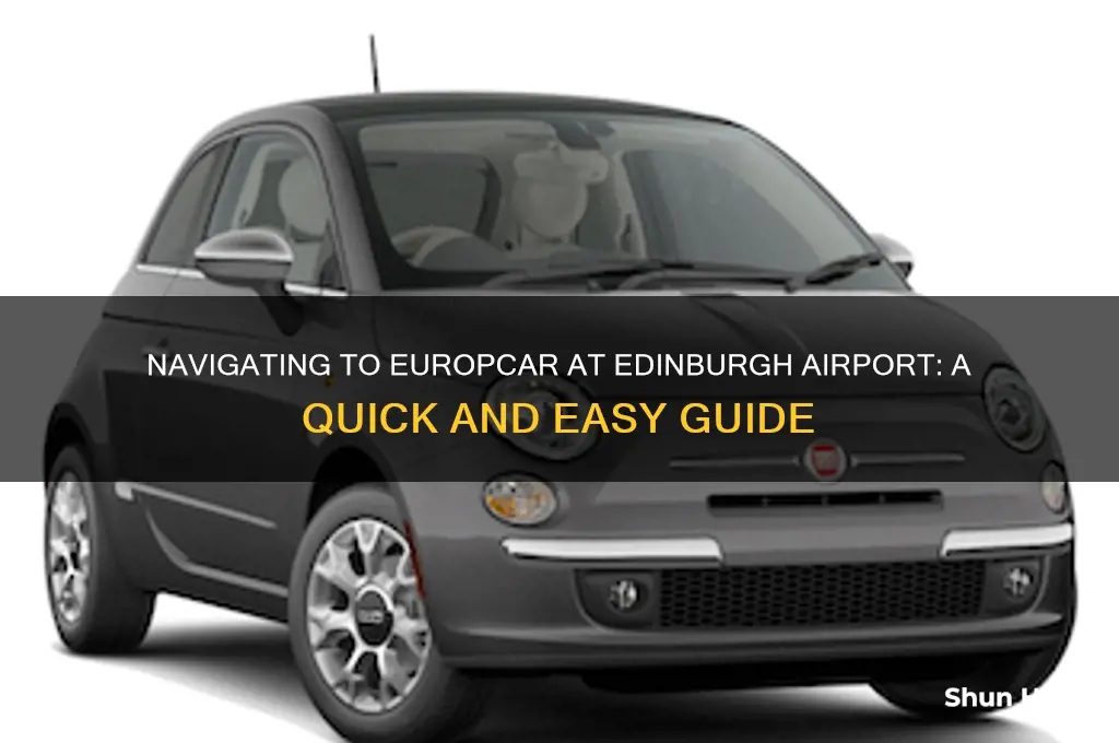 how to get to europcar in the edinburgh airport