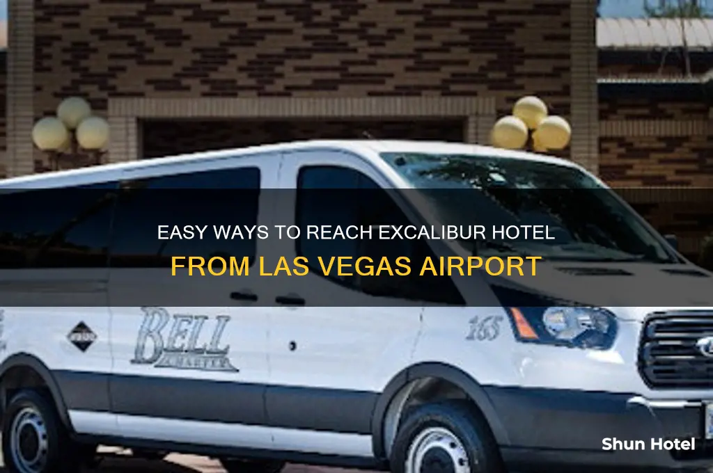 how to get to excalibur hotel from airport