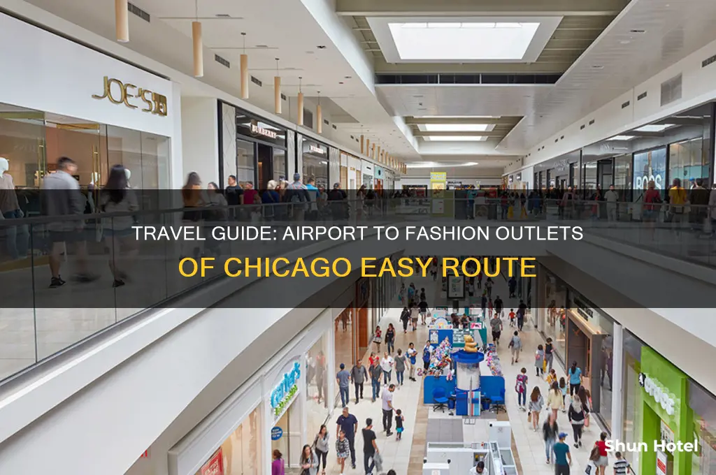 how to get to fashion outlets of chicago from airport
