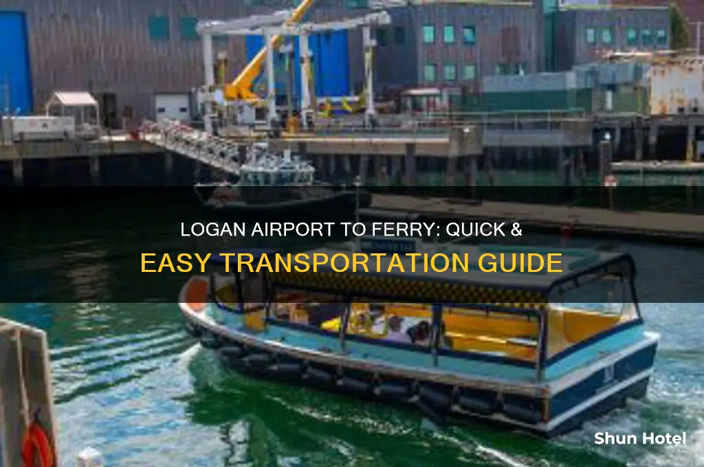 how to get to ferry from logan airport