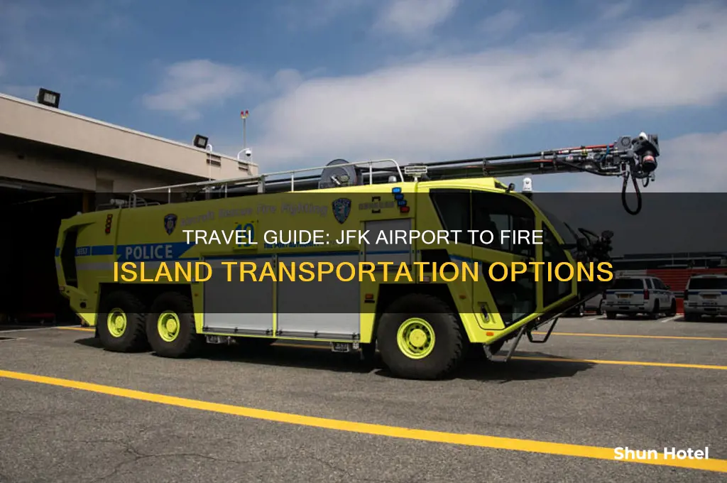 how to get to fire island from jfk airport