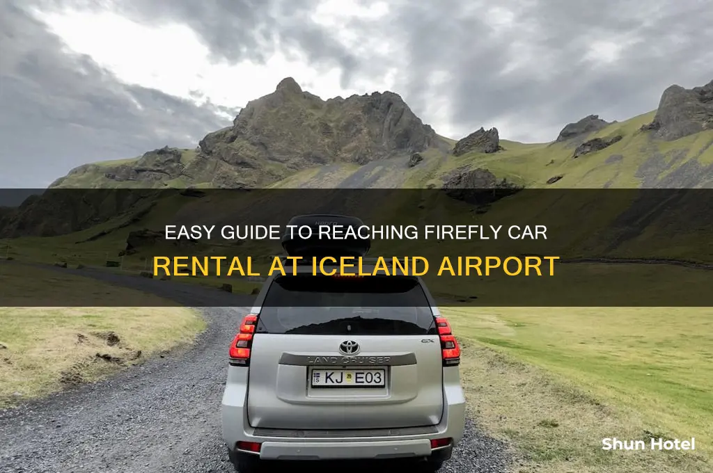 how to get to firefly car rental at iceland airport