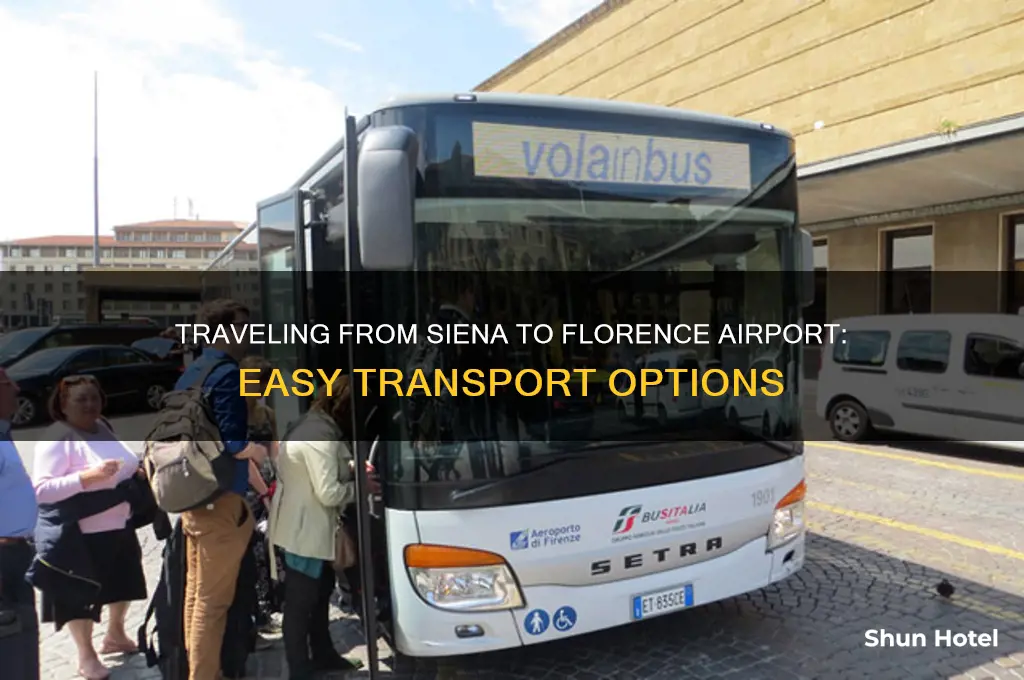 how to get to florence airport from siena