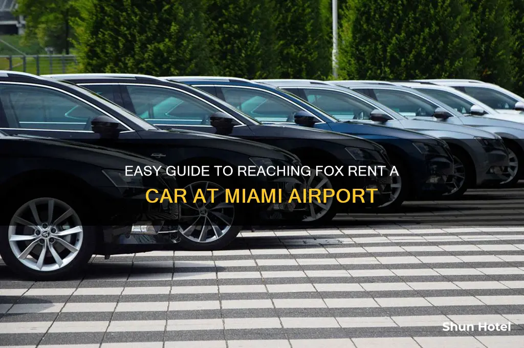 how to get to fox rent a car miami airport