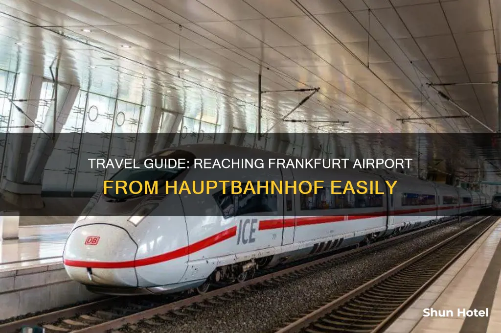 how to get to frankfurt airport from hauptbahnhof