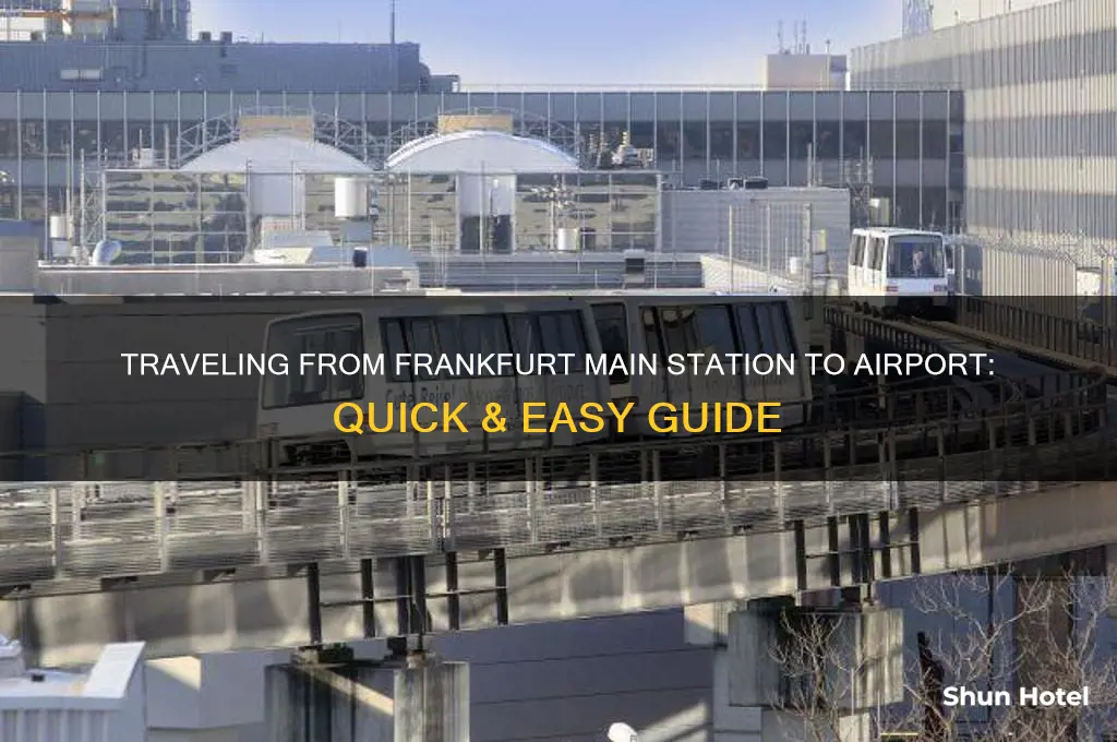 how to get to frankfurt airport from main train station