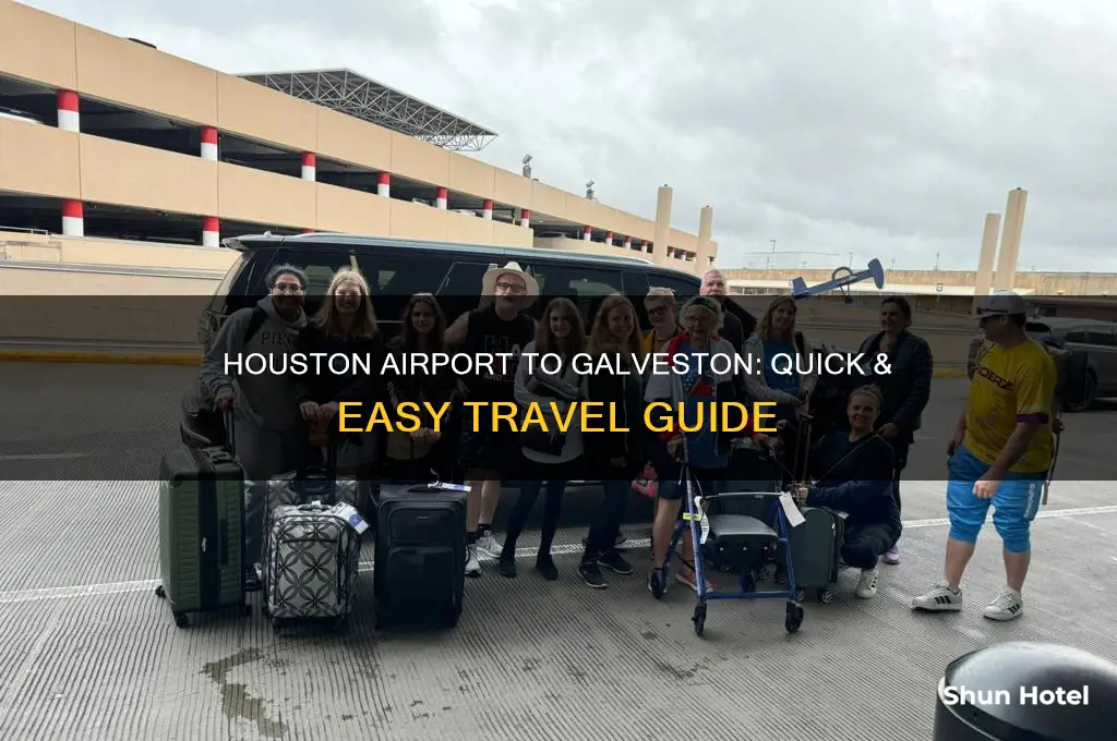 how to get to galveston from houston airport