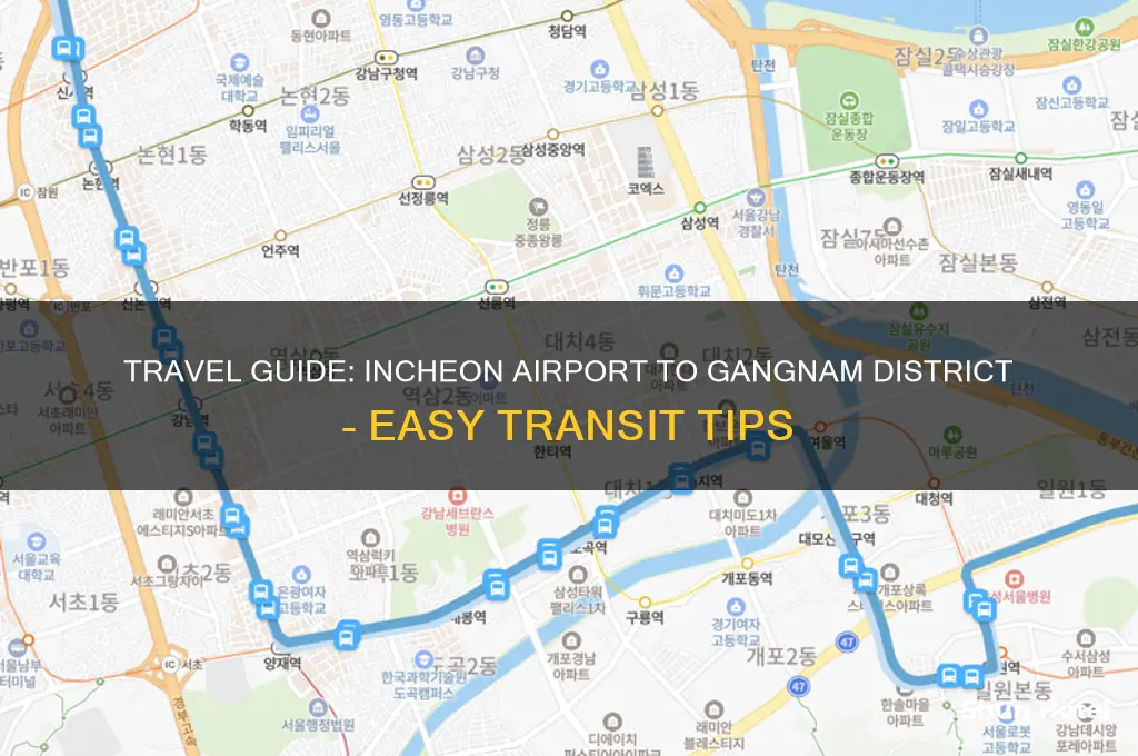 how to get to gangnam from incheon airport
