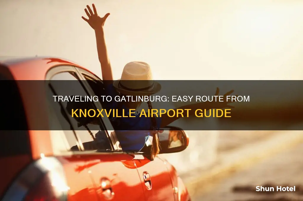 how to get to gatlinburg from knoxville airport