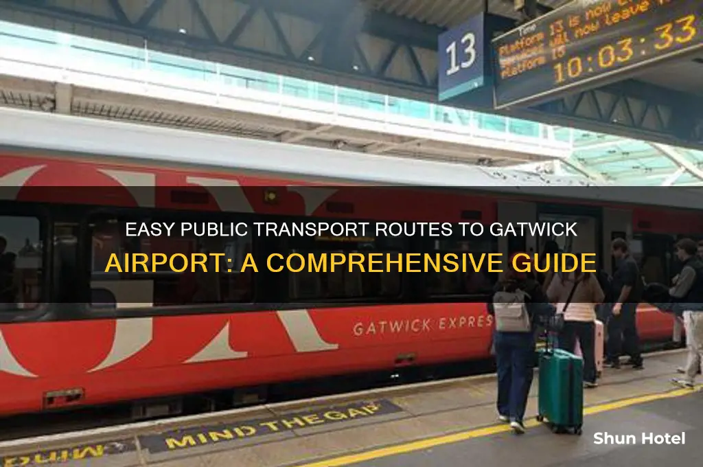 how to get to gatwick airport by public transport