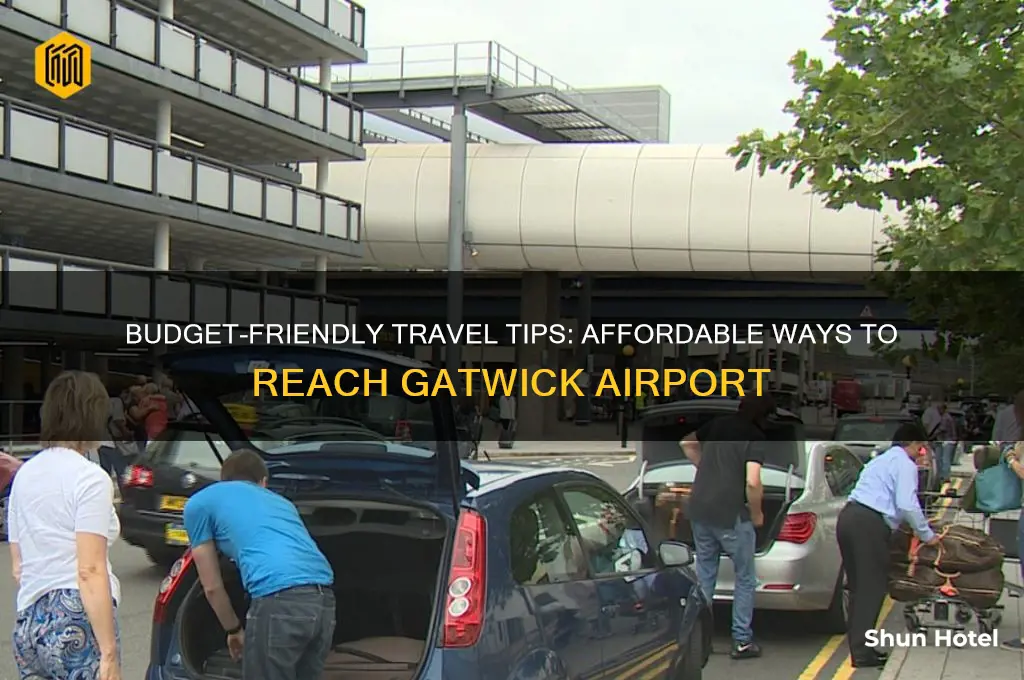 how to get to gatwick airport cheap