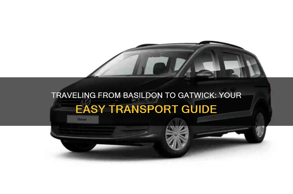 how to get to gatwick airport from basildon