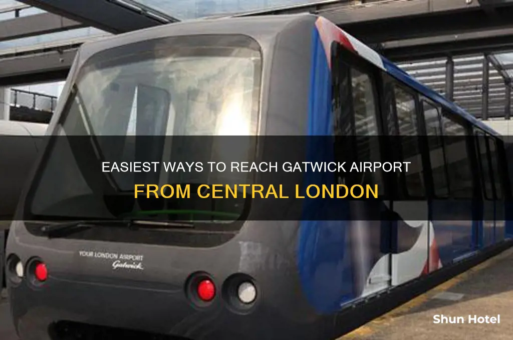 how to get to gatwick airport from central london