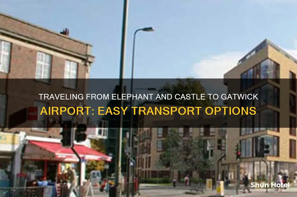 how to get to gatwick airport from elephant and castle