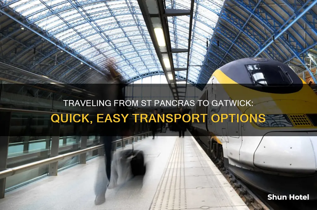 how to get to gatwick airport from st pancras