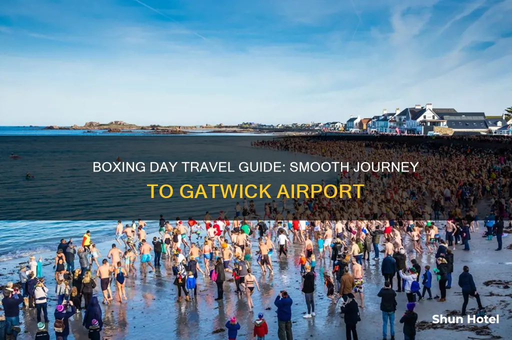 how to get to gatwick airport on boxing day