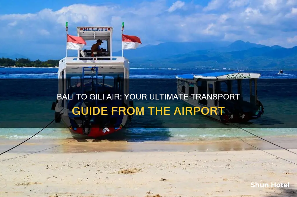 how to get to gili air from bali airport