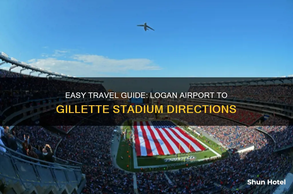 how to get to gillette stadium from logan airport