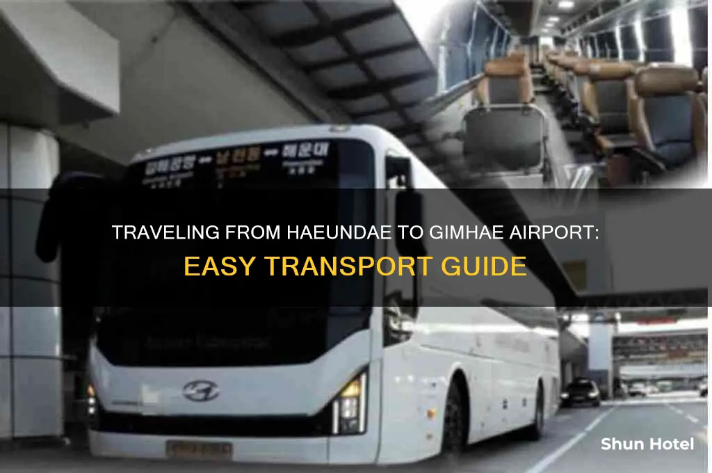 how to get to gimhae airport from haeundae