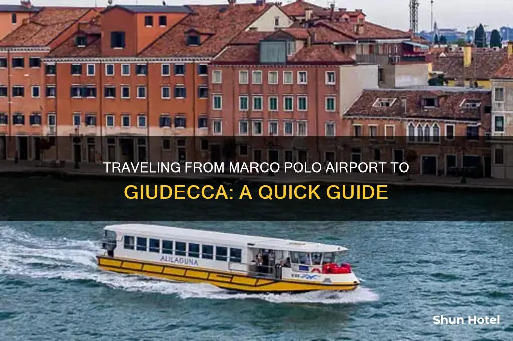 how to get to giudecca from marco polo airport
