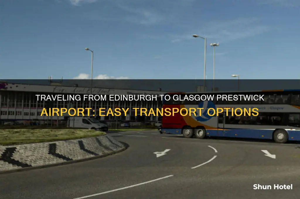 how to get to glasgow prestwick airport from edinburgh