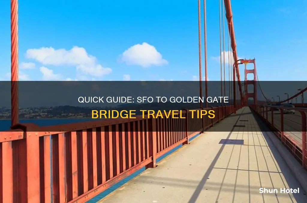 how to get to golden gate bridge from airport