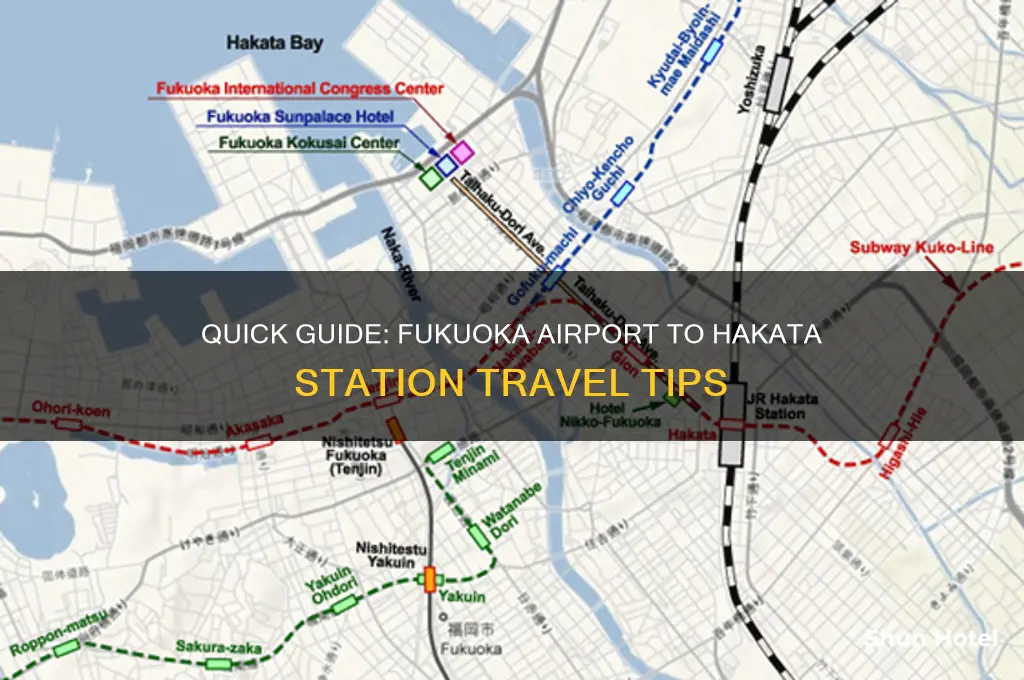 how to get to hakata station from fukuoka airport