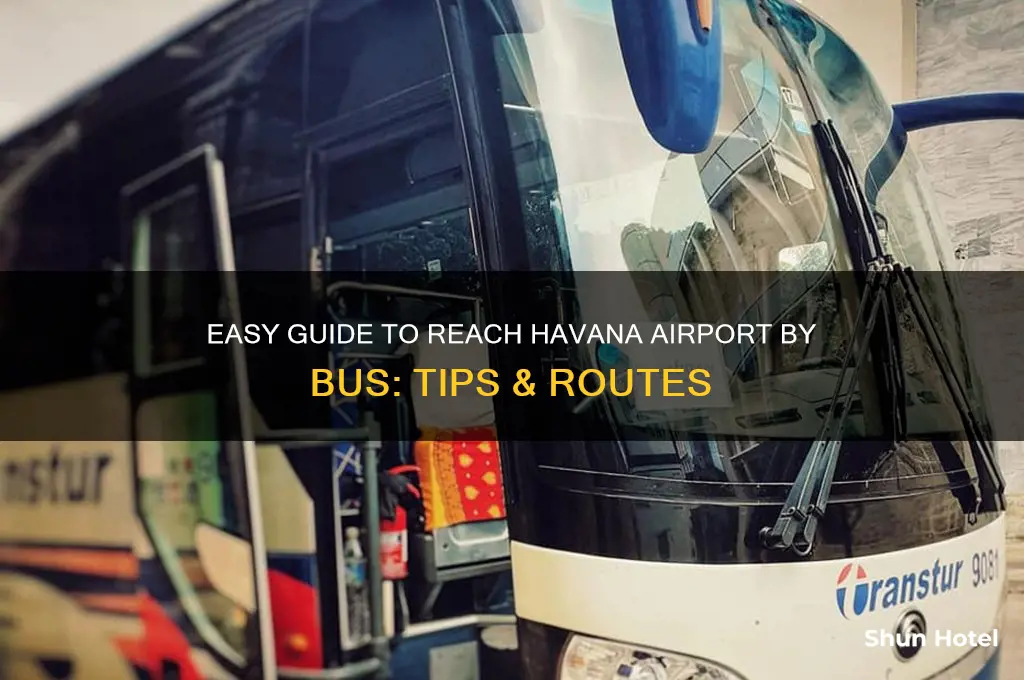 how to get to havana airport bus