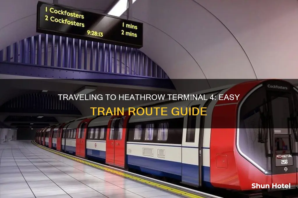 how to get to heathrow airport terminal 4 by train