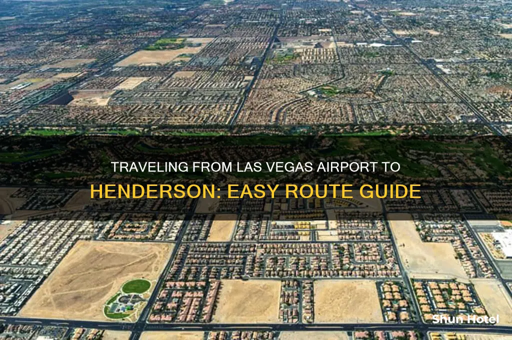 how to get to henderson from las vegas airport