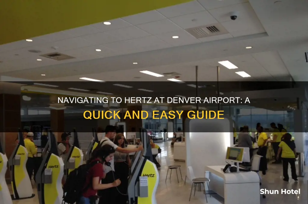 how to get to hertz at denver airport