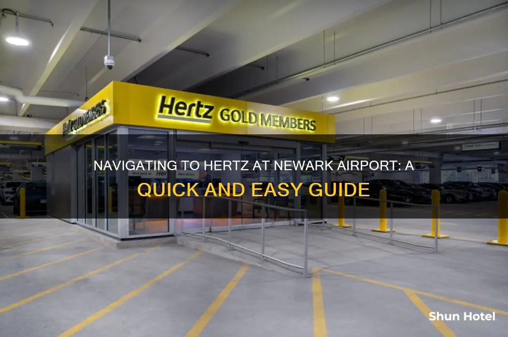 how to get to hertz at newark airport