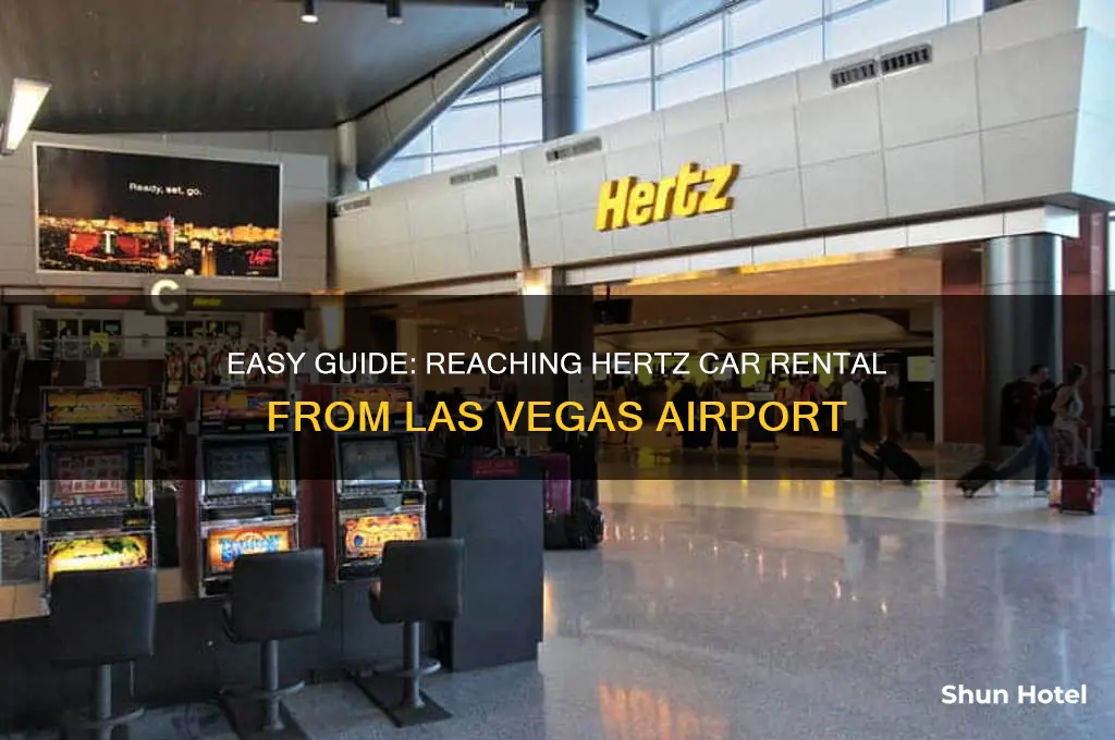 how to get to hertz from las vegas airport