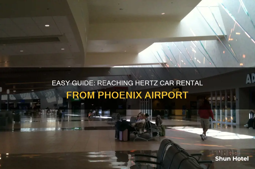 how to get to hertz from phoenix airport