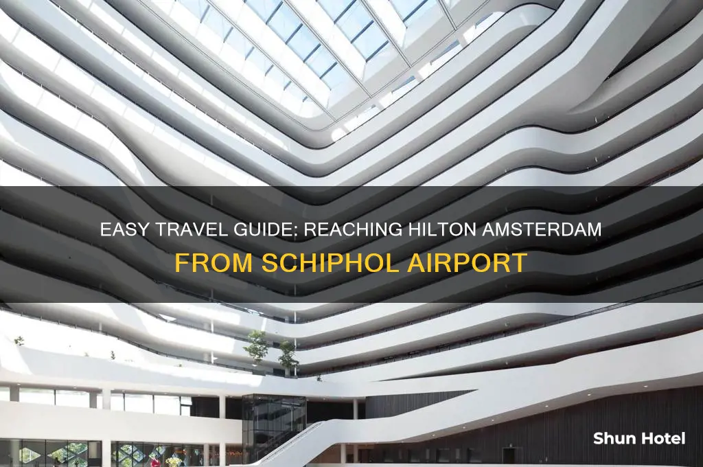 how to get to hilton amsterdam from airport