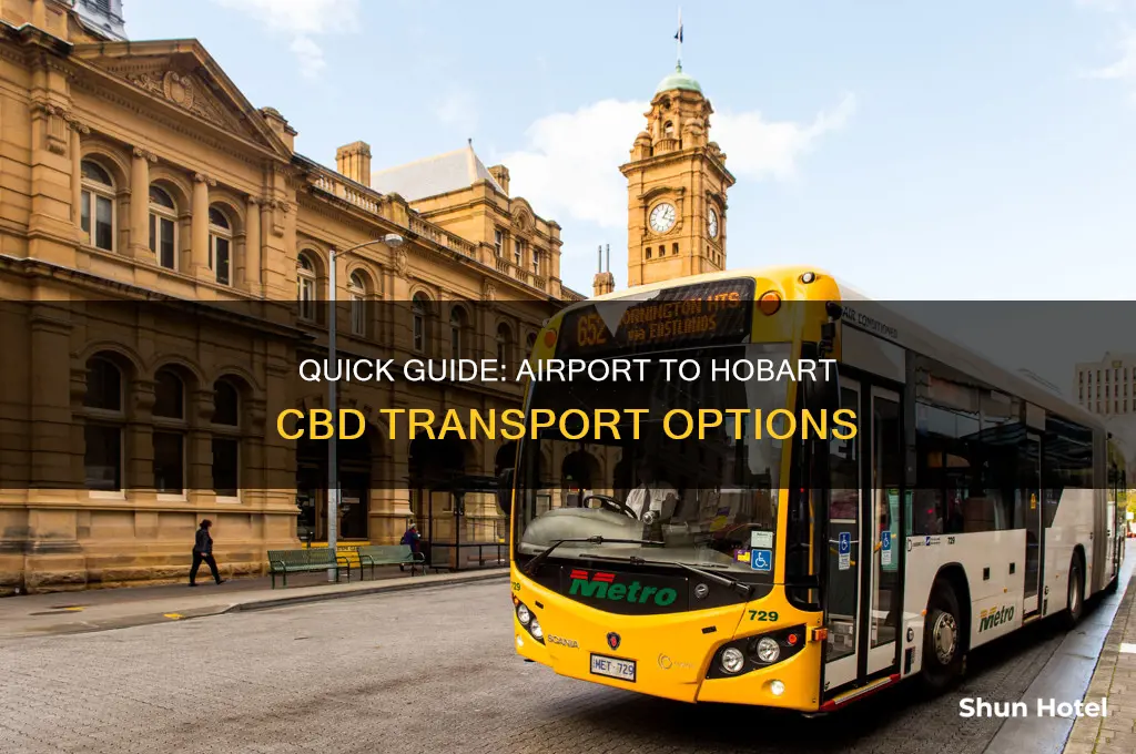 how to get to hobart cbd from airport