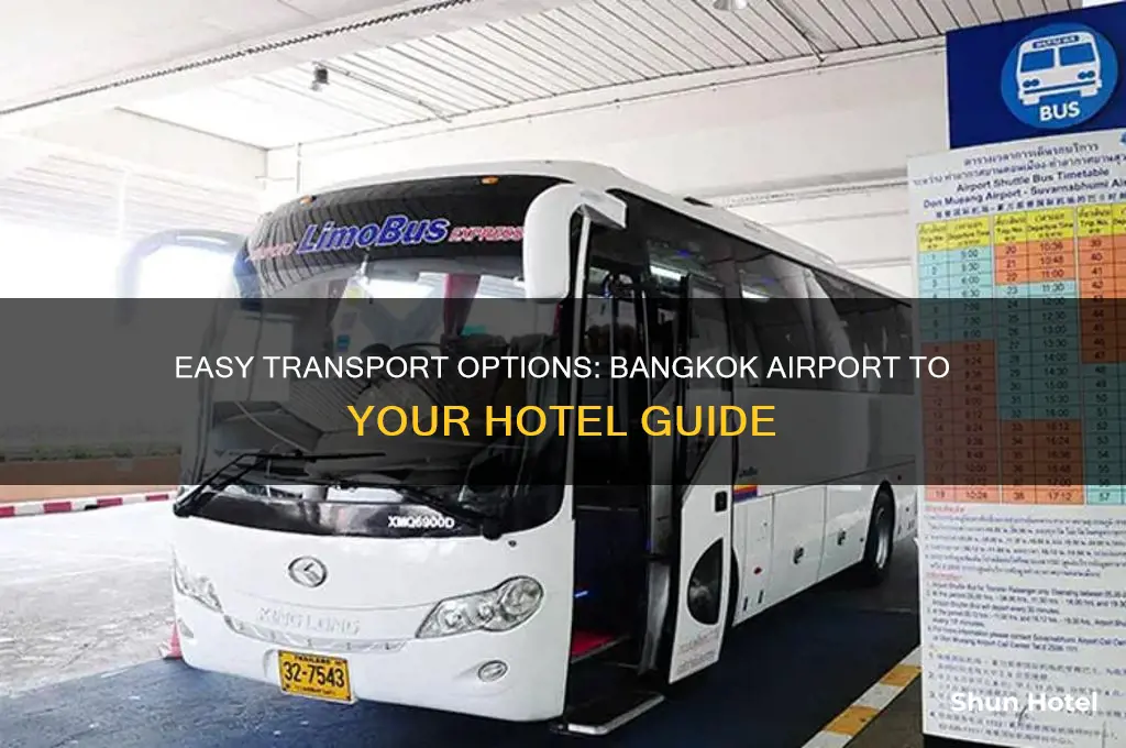 how to get to hotel from bangkok airport