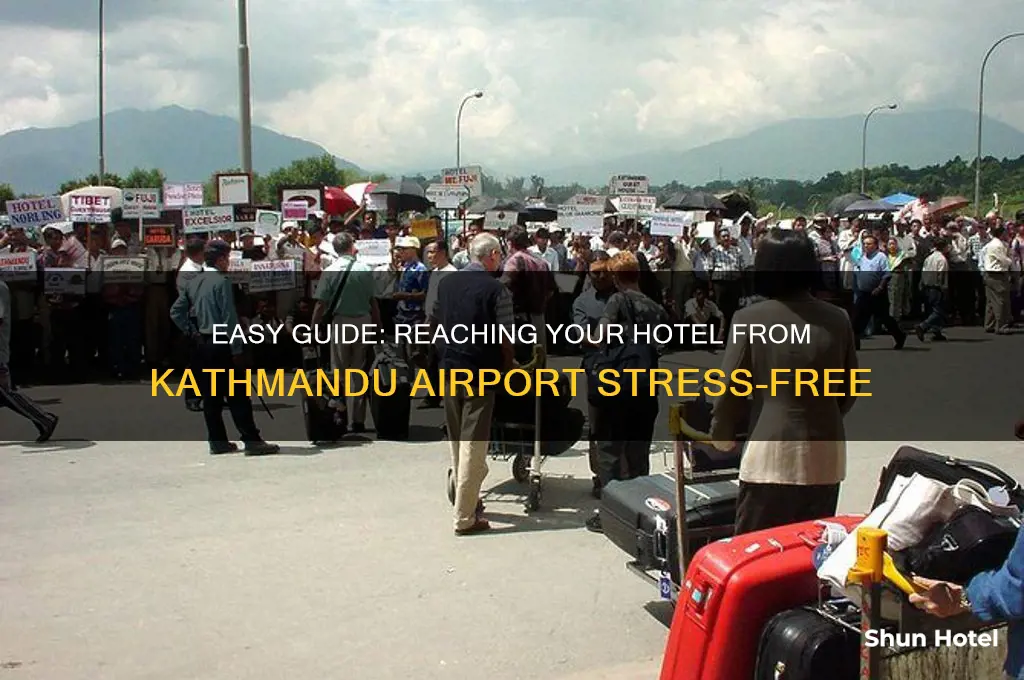 how to get to hotel from kathmandu airport