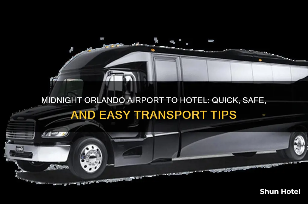 how to get to hotel from orlando airport at midnight