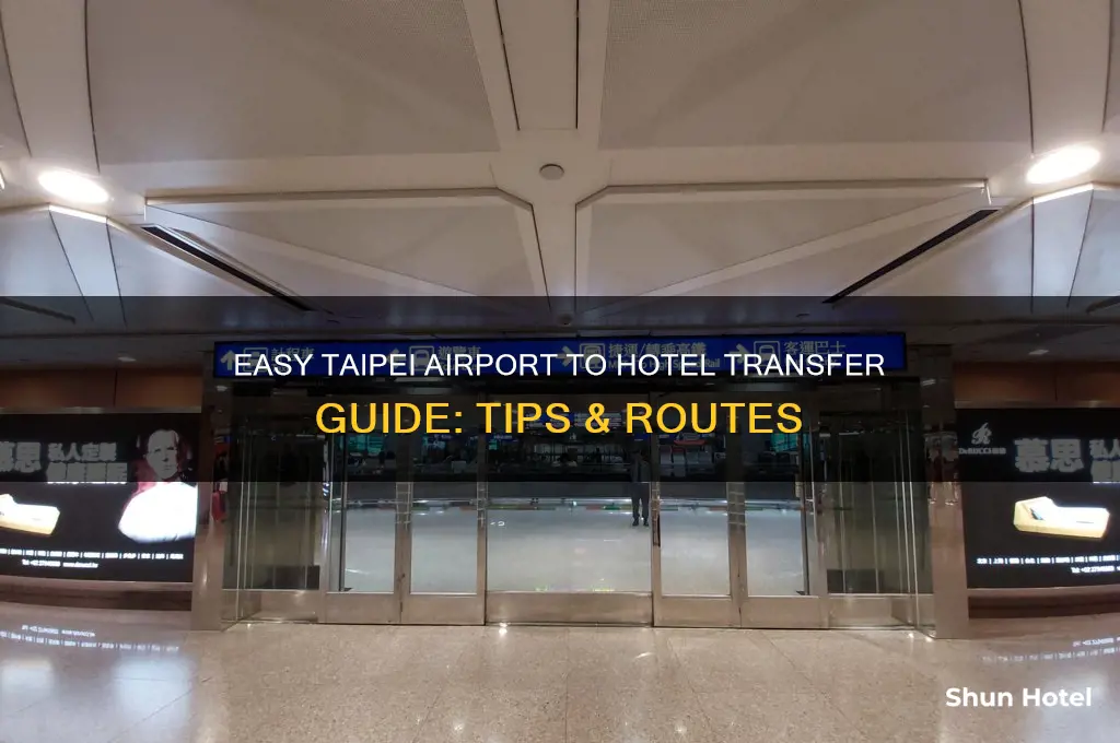 how to get to hotel from taipei airport
