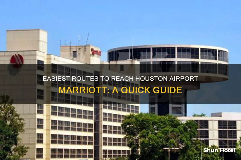 how to get to houston airport marriott