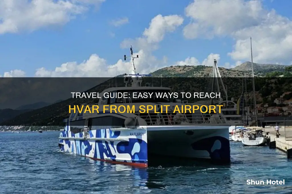 how to get to hvar from split airport