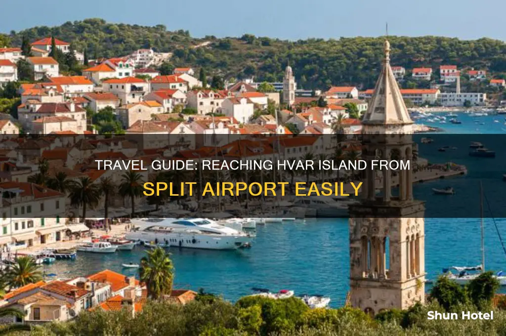 how to get to hvar island from split airport