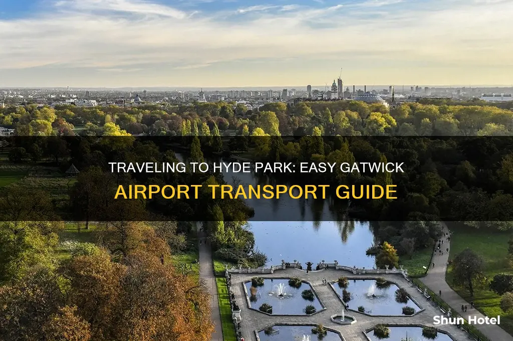 how to get to hyde park from gatwick airport