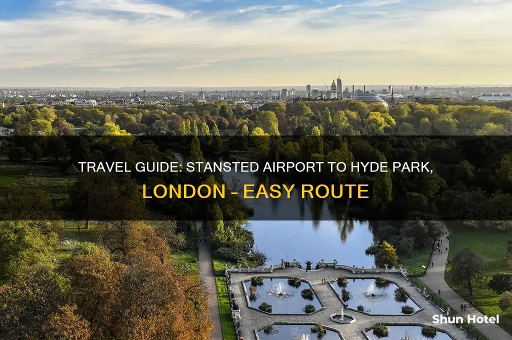 how to get to hyde park from stansted airport