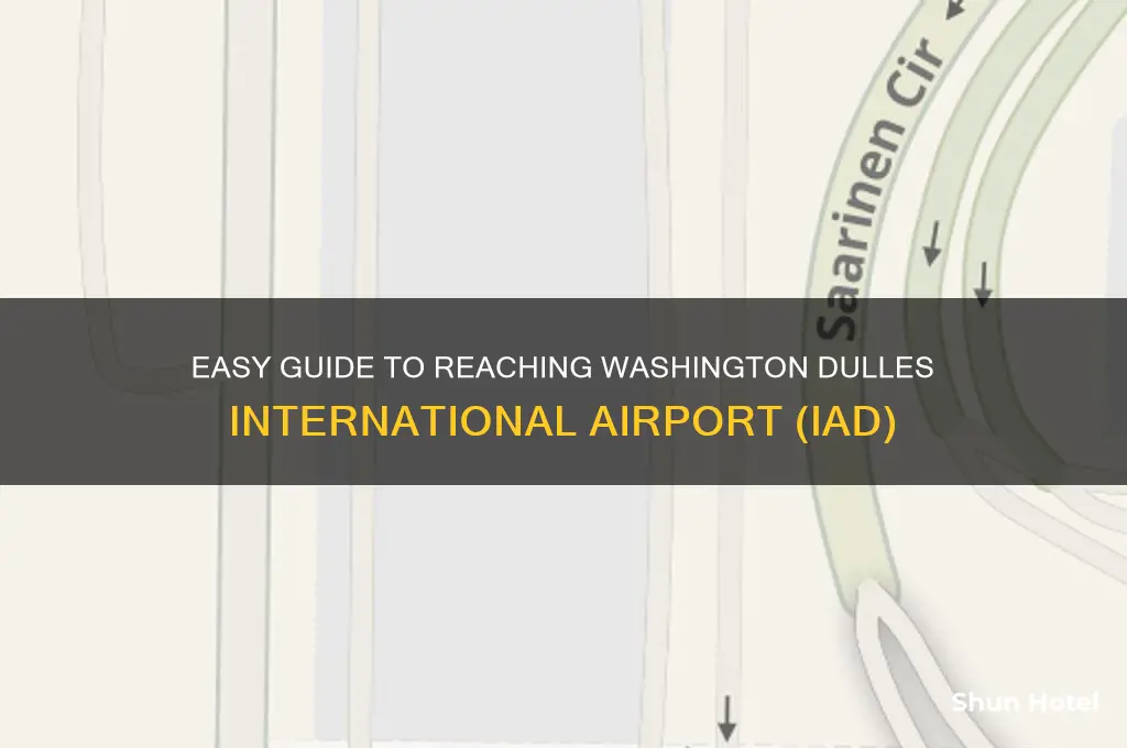 how to get to iad airport