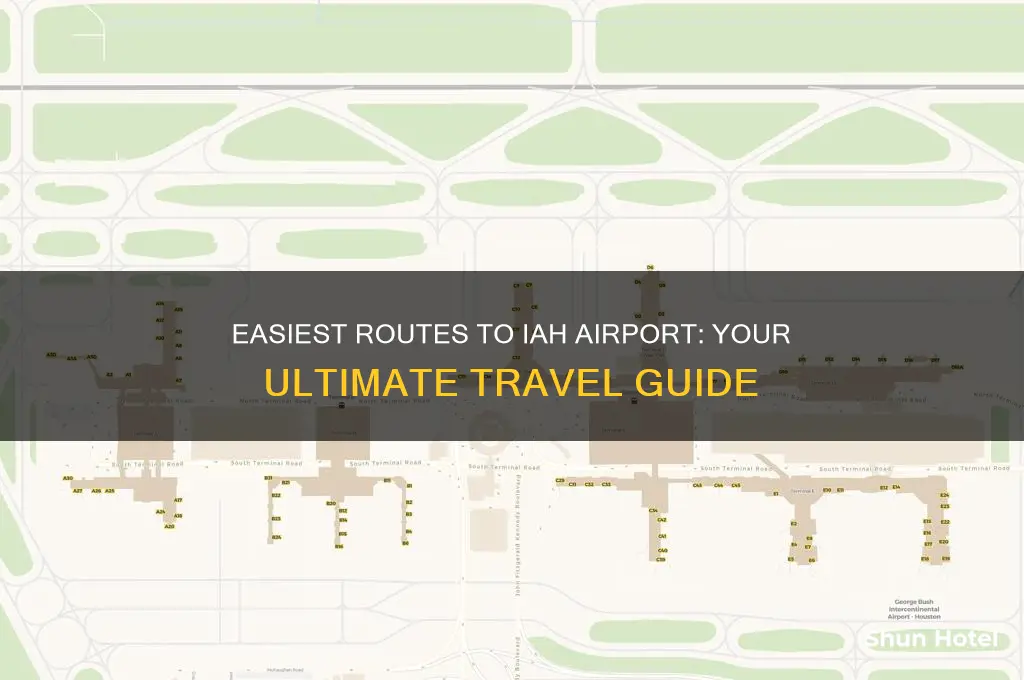 how to get to iah airport
